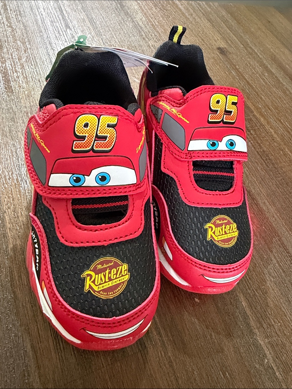 Disney Lightning McQueen Red and Black Kids Sneakers (95)